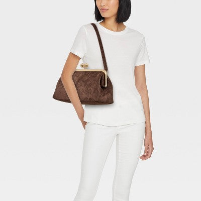 Kiss Lock Clutch Bag - A New Day Brown