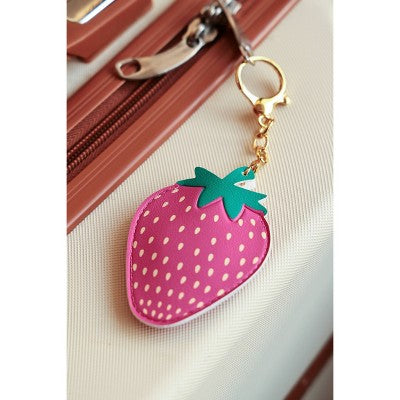 Vivitar Airtag Keychain - Strawberry