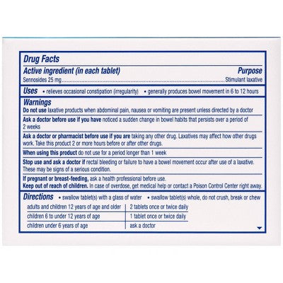 ex-lax Maximum Strength Stimulant Laxative 48 Pills for Gentle Overnight Relief of Constipation