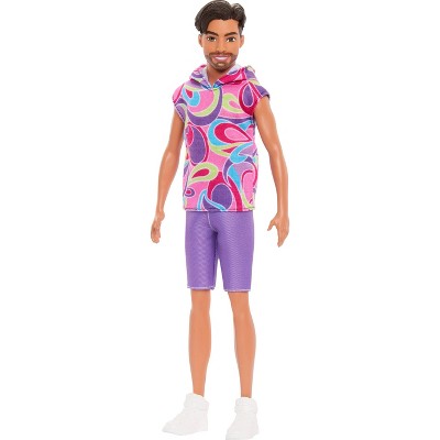 Barbie 12.7" Fashionistas Ken Doll Brown Hair/Brown Eyes 65th Anniversary