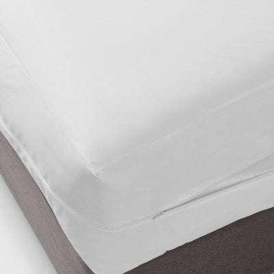 King Waterproof Zippered Mattress Protector - Room Essentials: Hypoallergenic, Polyethylene Fabric, Fits 12" Depth