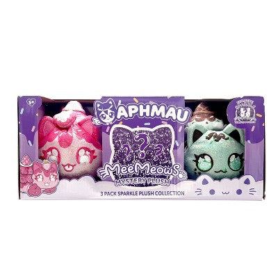 Aphmau 6" MeeMeow Plush - Sparkle Ice Cream - 3pk