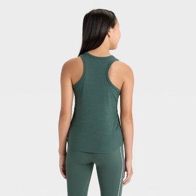 Girls' Tank Top - All In Motion Green L