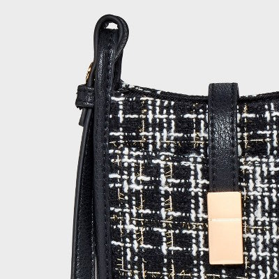 Slip Phone Crossbody Bag - A New Day Black/White