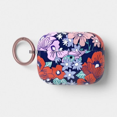 AirPods Pro (3rd Generation) Case with Clip - heyday Poppy Flowers