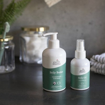 Earth Mama Belly Bundle Pregnancy Skincare Kit - 2ct