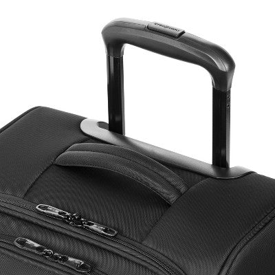 SWISSGEAR Checklite Underseater Carry On Suitcase - Black: Tear-Resistant, 2 Wheels