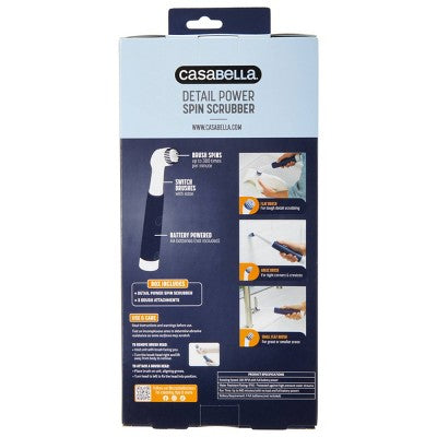 Casabella Power Spin Detail Scrubber