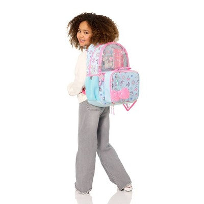 Locker Club Stationery 17" Backpack Set - Smiley