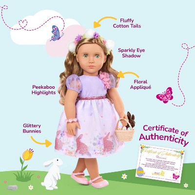 Our Generation Blossom Limited-Edition Easter Collectible 18" Doll & Accessories