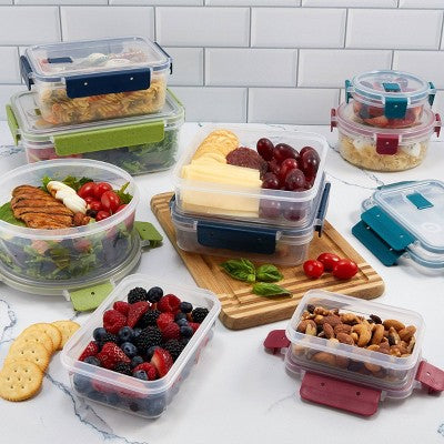 Simply Green Eco Click Food Storage Container Sets - 4pc