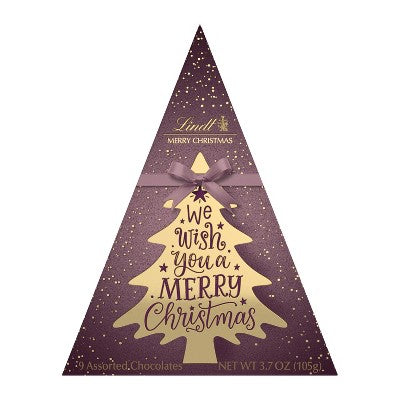 Lindt Calligraphy Christmas Candy Tree Gift - 3.7oz