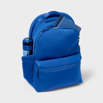 14L Faux Neoprene Backpack - All In Motion Navy