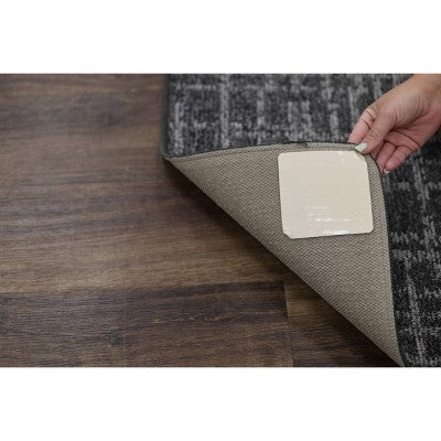Mohawk 4pk Adhesive Non Slip Gripper Corner Tabs Rug Pads Ivory