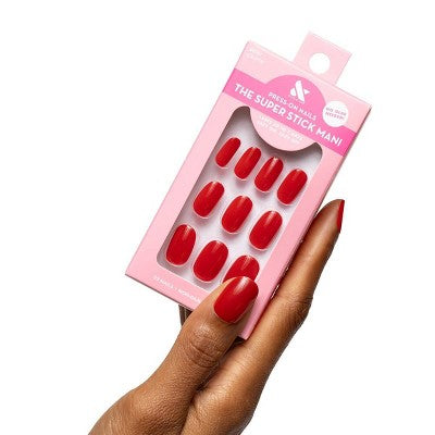 Olive & June Press-On Fake Nails - Round Short - Lollipop - 32ct