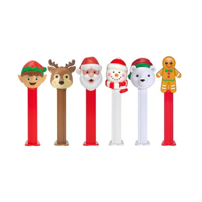 Pez Christmas Assorted Candy Dispenser Stocking Stuffers - 0.87oz (Packaging May Vary)