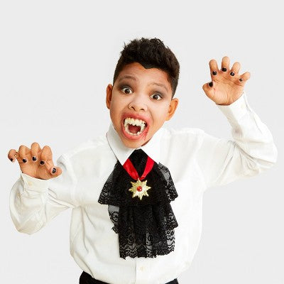 3pc Kids' Vampire Glow in the Dark Halloween Costume Kit One Size Fits Most - Hyde and EEK! Boutique