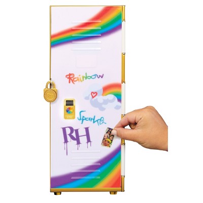 Rainbow High Design & Style Locker Playset with Shelves, Hangers, Accessories and Stickers