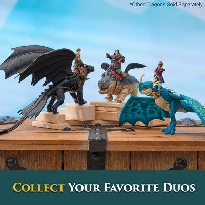 How to Train Your Dragon Fishlegs & Meatlug Figures