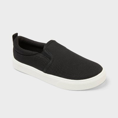 Kids' Hollis Slip On Sneakers - Cat & Jack Black 5