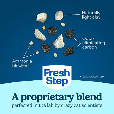 Fresh Step Lightweight Odor Shield Scented Clumping Kitty and Cat Litter - 11.5lbs