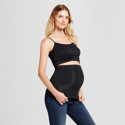 Bellaband Maternity Support Belt - Isabel Maternity by Ingrid & Isabel Black L/XL: Over Belly Silicone Band