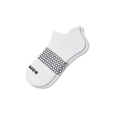 Bombas Women's Solid Ankle Socks - White