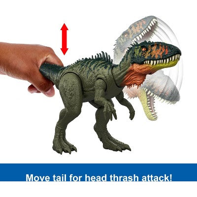 Jurassic World Rebirth Gigantic Thrashers Tyrannotitian Dinosaur Figure Toy