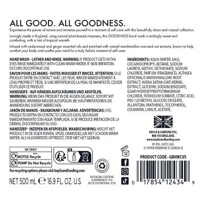 Baylis & Harding Goodness Coconut Vanilla and Shea Hand Wash - 500ml