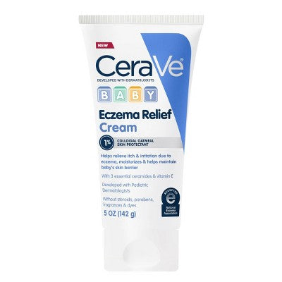 CeraVe Baby Eczema Cream - 5oz: Moisturizing, Hypoallergenic, Contains Hyaluronic Acid, Steroid-Free