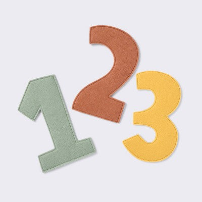 Milestone Felt Numbers - Multi Color - Cloud Island