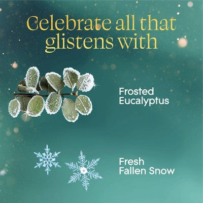 Glade 3 Wick Scented Candle in Glass Jar - Bergamot & Eucalyptus - 6.8oz