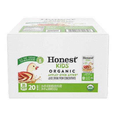 Honest Kids Organic Apple Juice Drink - 20pk/6 fl oz Boxes