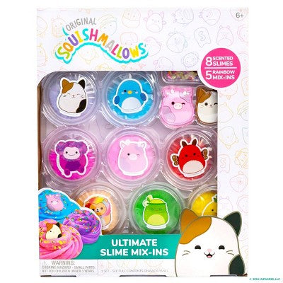 Squishmallow 13pc Ultimate Slime Mix in Set: Sensory Development Toy & Educational Slimes Suitable for Kids