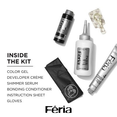 L'Oreal Paris Feria Multi-Faceted Shimmering Color - 6.3 fl oz - 60 Light Brown - 1 Kit