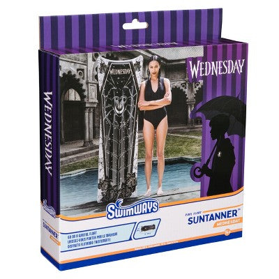 Swimways Wednesday Suntanner: PVC Pool Lounger for Ages 14+
