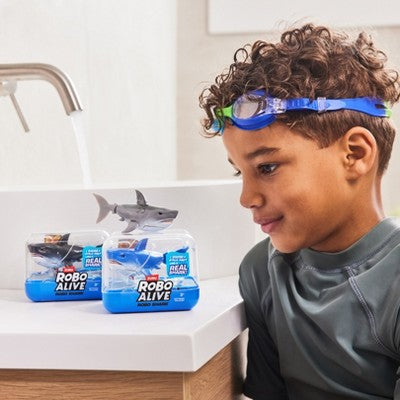 Robo Alive Robotic Swimming Shark - Gray