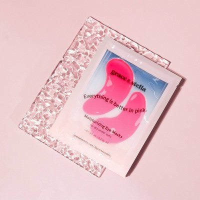 Grace & Stella Moisturising Under Eye Mask - Pink - 6 Pairs