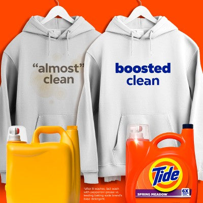 Tide Spring Meadow HE Deep Cleaning Concentrated Liquid Laundry Detergent 100 Loads - 125oz