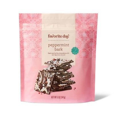 Christmas Candy Peppermint Bark - 5oz - Favorite Day