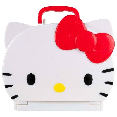 Hello Kitty Red Bow Medium Display Carry Case: Includes 4 Mini Figures