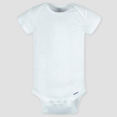 Gerber Baby 5pk Tonal Short Sleeve Bodysuit - Blue 0-3M