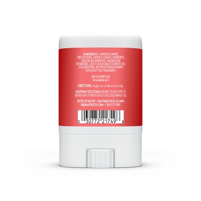 Native Holiday Limited Edition Aluminum-Free Mini Deodorant - Travel Size - Frosted Cherry - 0.35oz