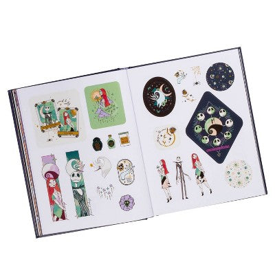 Disney Tim Burton's the Nightmare Before Christmas Celebration of Stickers - by Editors of Thunder Bay Press (Hardcover)