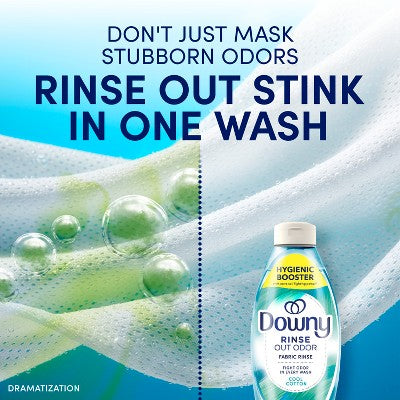 Downy Rinse & Refresh Liquid Laundry Additive - Cool Cotton - 36.7 fl oz