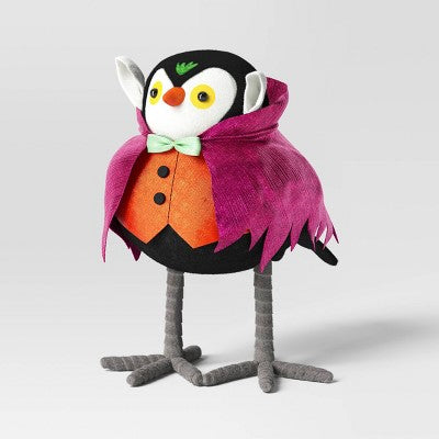 Featherly Friends 'Charmer' Vampire Halloween Bird Figurine - Hyde and EEK! Boutique