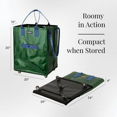 HULKEN Original Rolling Tote Bag Large Green - Target Exclusive (LOCAL PICKUP ONLY)