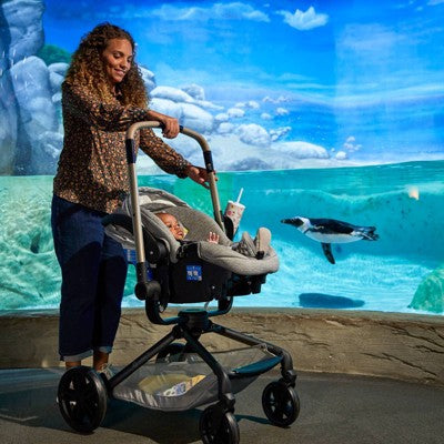 Safety 1st Turn & Go Rotating Travel System - French Gray (LOCAL PICKUP ONLY)