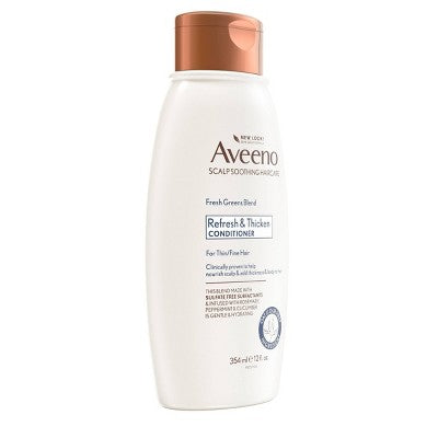 Aveeno Scalp Soothing Fresh Greens Blend Conditioner Clarifying & Volumizing for Thin or Fine Hair - 12 fl oz