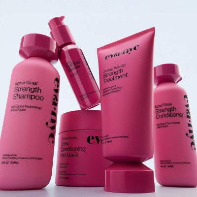 Eva NYC Repair Ritual Strength Shampoo - 10 fl oz: Strengthening, Damage Repair, All Hair Types, Vanilla Scent